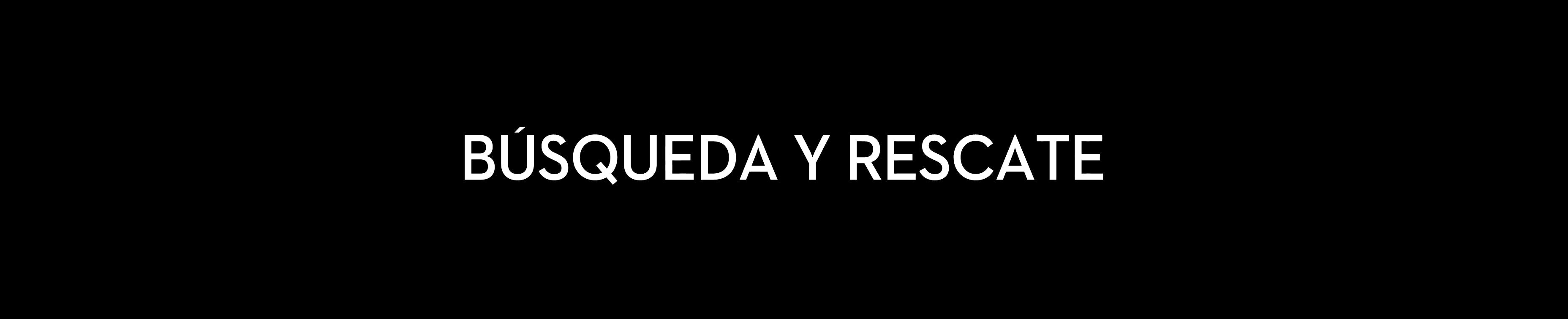 Búsqueda y Rescate