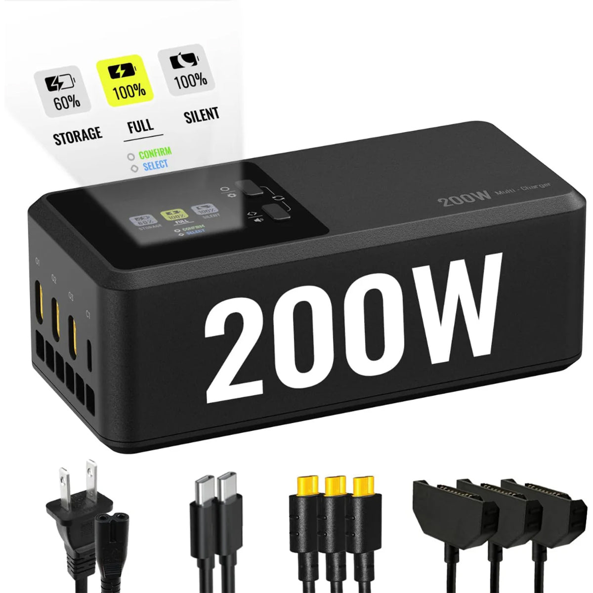 200W Cargador Múltiple de Batería | Matrice 4 Series