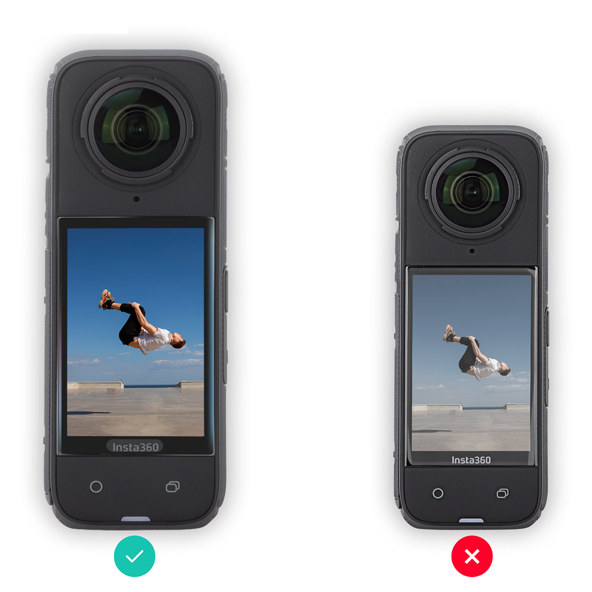 2 Sets | Protectores de Vidrio Templado | Insta360 X4