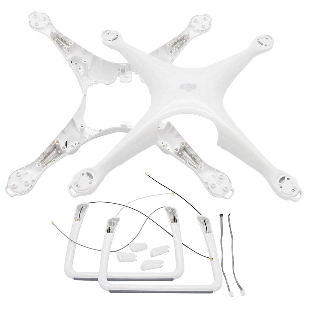 Phantom 4 Upper/Bottom/Landing Gear Shell - Fpv Pro Robotics