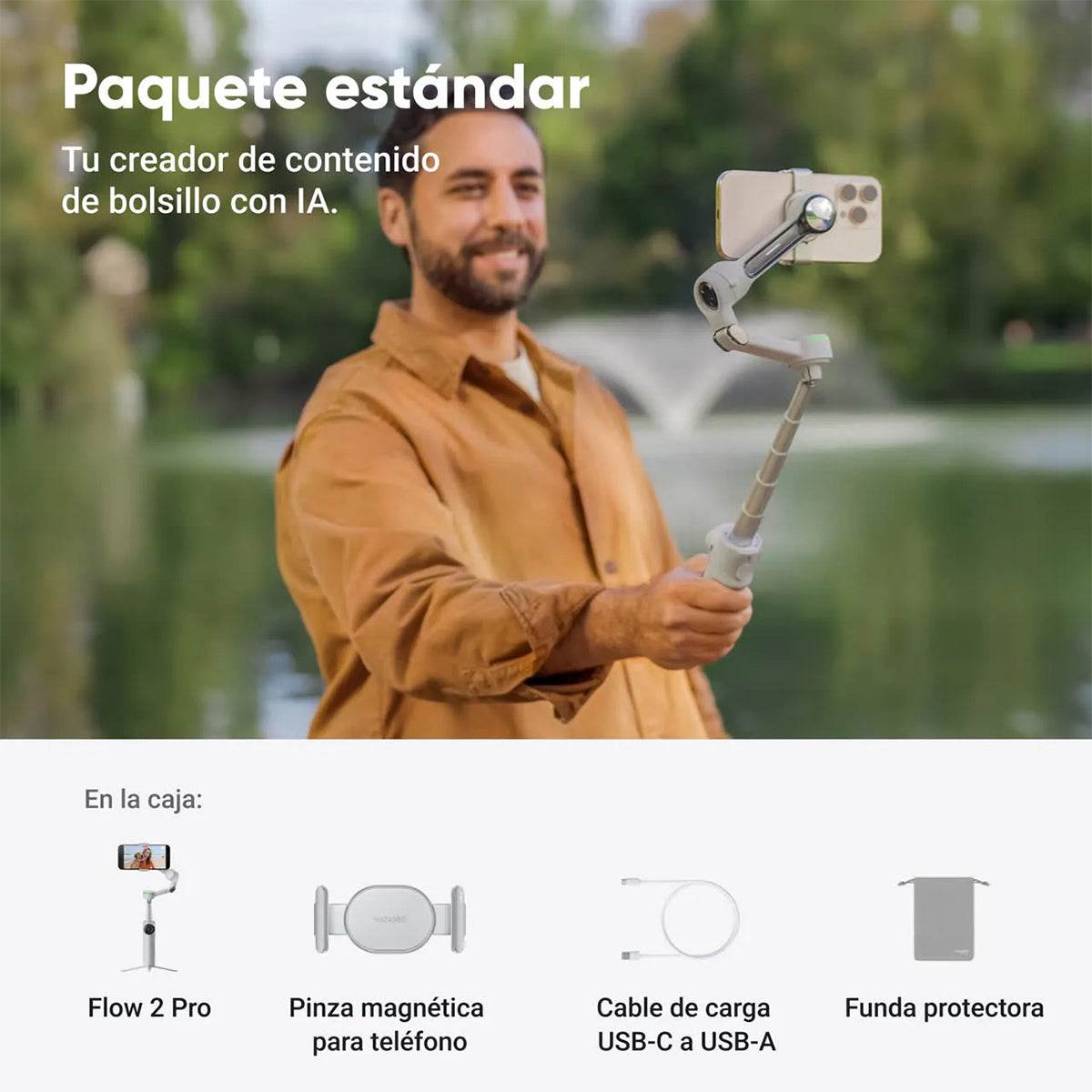 Flow 2 Pro | Paquete Estándar | Insta360.