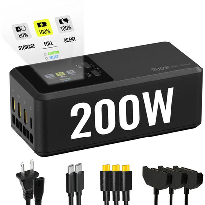 200W Cargador Múltiple de Batería | Matrice 4 Series
