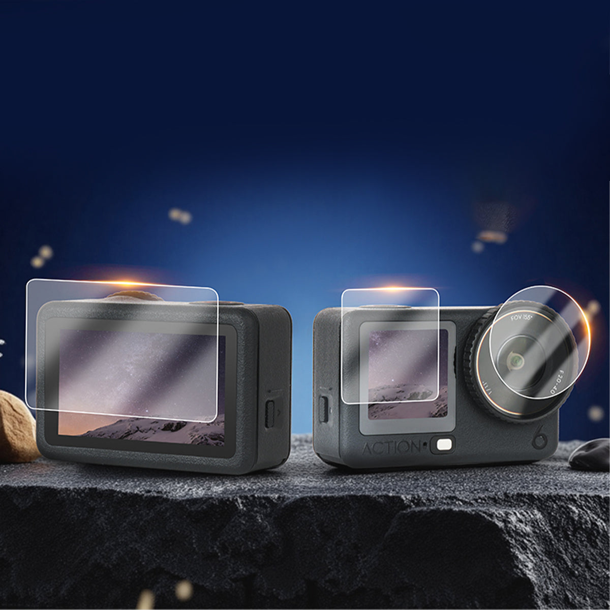 Protector de Pantalla de Vidrio Templado | DJI Osmo Action 6