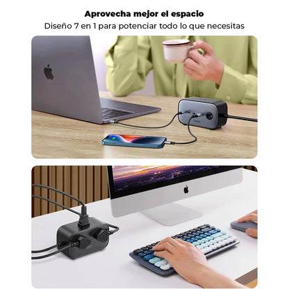 Multicontacto DigiNest Pro de 100W | Ugreen