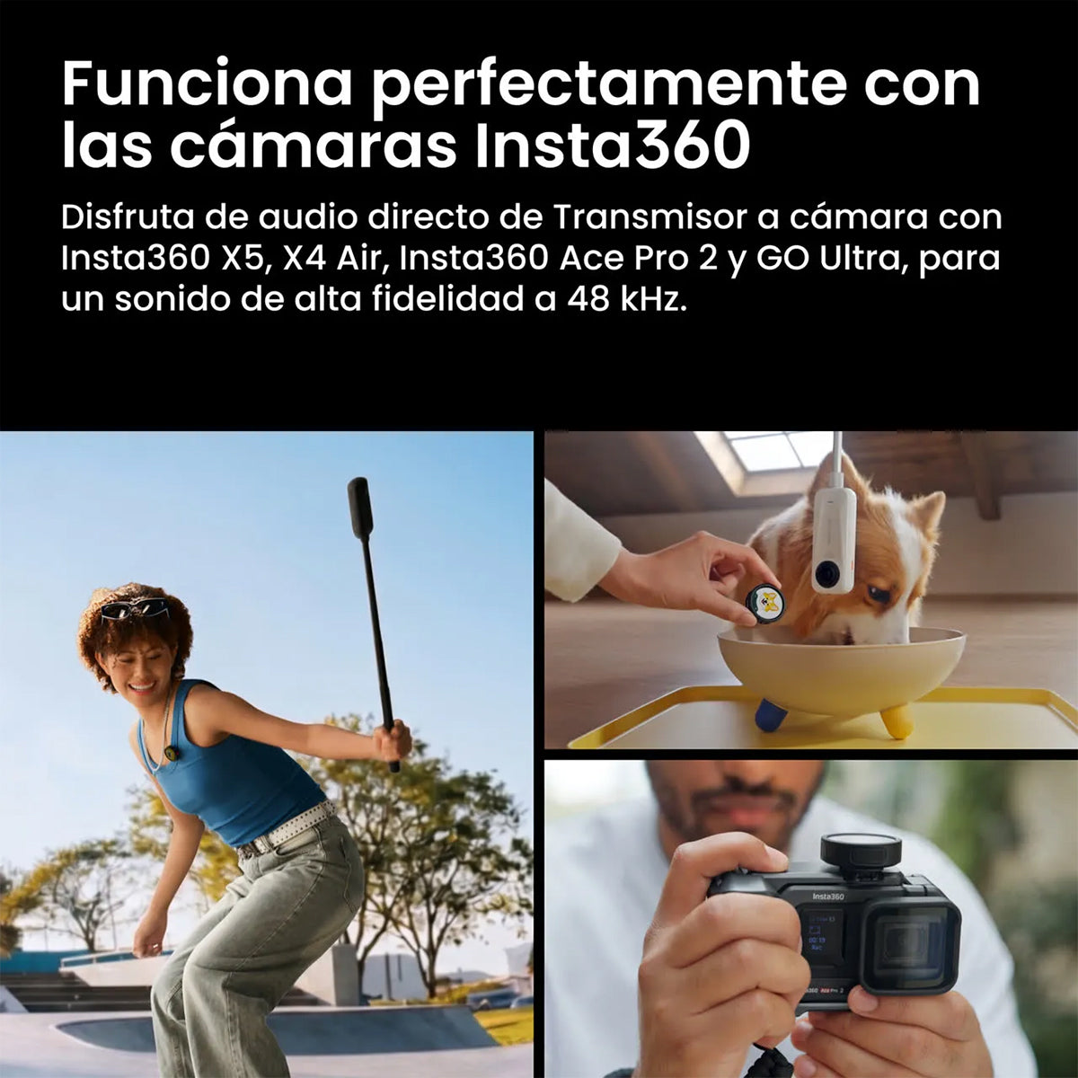 Insta360 Mic Pro | 2 TX + 1 RX