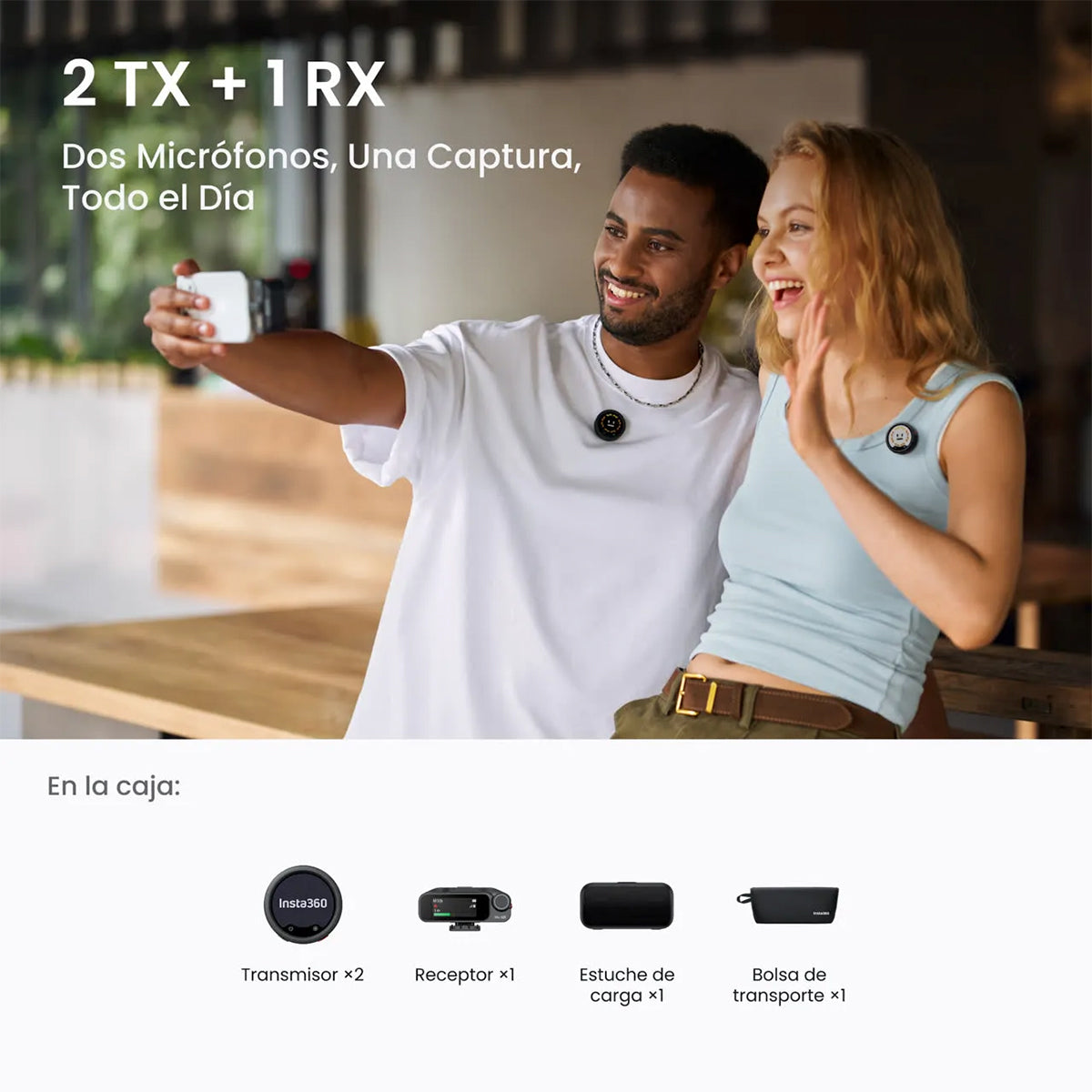 Insta360 Mic Pro | 2 TX + 1 RX