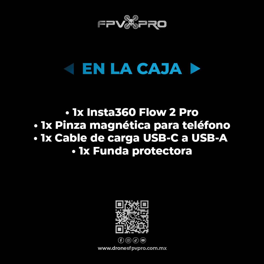 Flow 2 Pro | Paquete Estándar | Insta360.