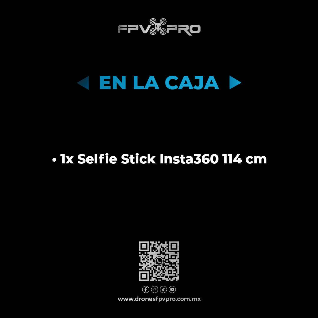 Selfie Stick De 114cm | Insta360 - Fpv Pro Robotics