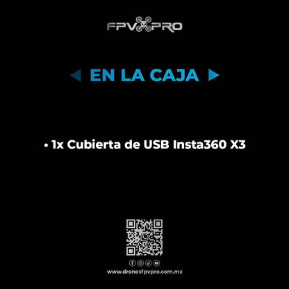 Cubierta USB | Insta360 X3 - Fpv Pro Robotics
