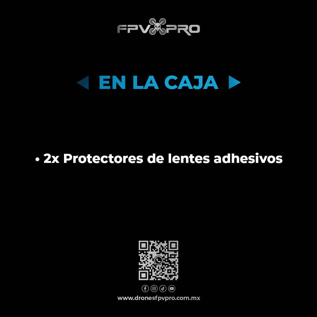 Protector de Lentes Adhesivos | Insta360 X3 - Fpv Pro Robotics