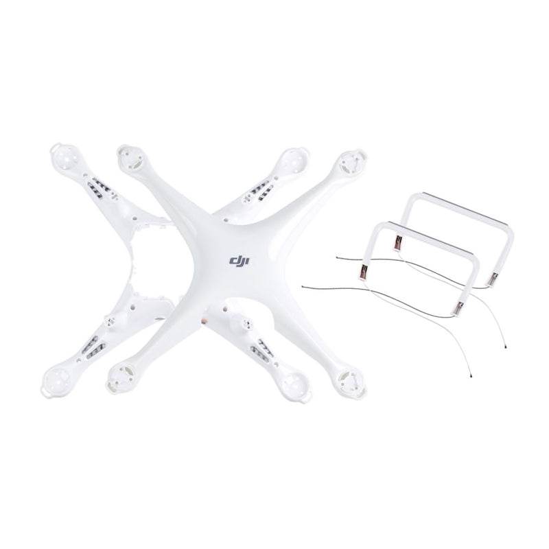 Phantom 4 Pro Upper/Bottom/Landing Gear Shell - Fpv Pro Robotics